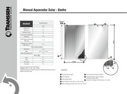 10
Termos da equação da curva de eficiência: 
MAGNUM: Fr(ta)n = 0,791   FrUL = 6,708
A Transsen reserva-se o direito de alter