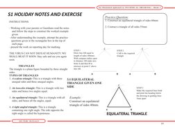 Constructing Various Triangles | PDF | Triangle | Angle