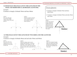 Constructing Various Triangles | PDF | Triangle | Angle