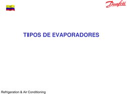 Refrigeration & Air Conditioning
TIPOS DE EVAPORADORES
