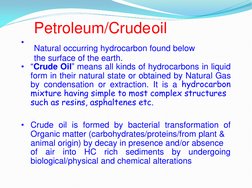Crude Oil Characteristics Overview | PDF | Petroleum | Viscosity