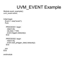 Event Defintion Computer Science Examples UVM Event and Pool Overview | PDF | String (Computer Science ...