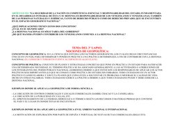 ARTÍCULO 322: “LA SEGURIDAD DE LA NACIÓN ES COMPETENCIA ESENCIAL Y RESPONSABILIDAD DEL ESTADO, FUNDAMENTADA 
EN EL DESARROLLO