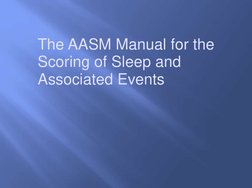 AASM Sleep Scoring Manual Overview | PDF | Sleep | Electroencephalography