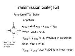 CMOS Transmission Gate Fundamentals | PDF | Cmos | Logic Gate