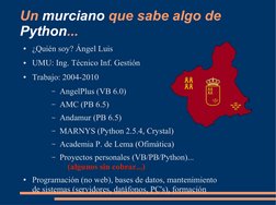 Python y WxPython | PDF | Métodos y materiales de enseñanza | Informática