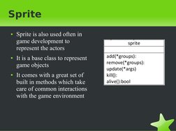 Introduction to Pygame Framework | PDF | Class (Computer Programming ...