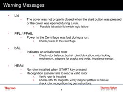 IEC Centrifuge Error Codes Guide | PDF | Electric Motor | Equipment