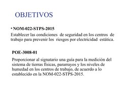 Nom 022 Stps | PDF | Medición | Electricidad