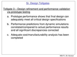 Tollgate Project Management Template | PDF | Design | Simulation