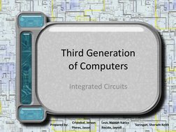 Key Board Third Generation Computer Third Generation Computers Overview | PDF | Very Large Scale ...