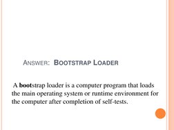 Understanding Loaders in Programming | PDF | Computer Program | Programming