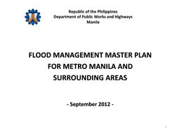 Metro Manila Flood Management Master Plan | PDF | Flood | Metro Manila