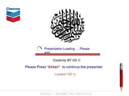 Presentation Loading … Please 
wait 
Please Press “Enter”  to continue the presentation 
Creativity BY US  
Loaded 100 % 
st