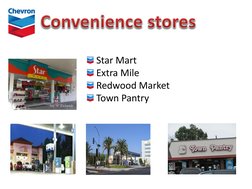  Star Mart 
 Extra Mile 
 Redwood Market 
 Town Pantry 
