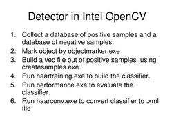 Object Detection Tutorial with OpenCV | PDF