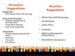 Free powerpoint template: www.brainybetty.com 
10 
Proactive 
Suggestions 
Engagement 
•
Drawing the kids to the learning
