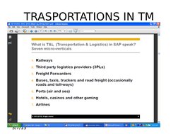Overview of SAP Transportation Management | PDF | Enterprise Resource ...