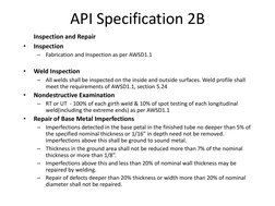 API Specification 2B Overview | PDF | Pipe (Fluid Conveyance ...