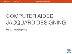 Computer-Aided Jacquard Design Guide | PDF | Loom | Pixel