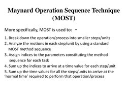 Understanding Maynard Operation Sequence | PDF | Computing And ...