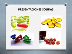 PRESENTACIONES SÓLIDAS
