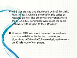 Overview of MD5 Encryption Algorithm | PDF | Cryptography | Secure ...