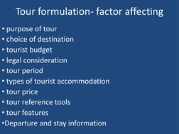 Tour Package Variables Ecample Understanding Tour Package Components | PDF | Pricing | Monopoly