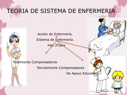 TEORIA DE SISTEMA DE ENFERMERIA 
                      Acción de Enfermería. 
€
                     Sistema de Enfermería.