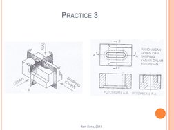 Sectional View Drawing Practice Guide | PDF