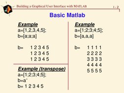 MATLAB GUI Development Basics | PDF | Graphical User Interfaces | Matlab