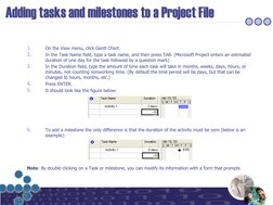 MS Project Tutorial Guide | PDF