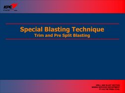 Pre Split Method Trim and Pre-Split Blasting Techniques | PDF | Strength Of Materials ...
