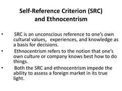 Understanding Self-Reference Criterion | PDF | Marketing | Market ...