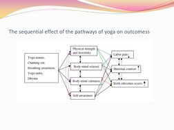 The sequential effect of the pathways of yoga on outcomess 
