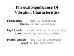 Basic Vibration Analysis Overview | PDF | Frequency | Amplitude