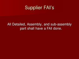 First Article Inspection Training Guide | PDF | Specification ...