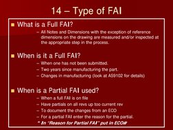 First Article Inspection Training Guide | PDF | Specification ...