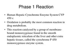 Drug Metabolism: Phase 1 and 2 Reactions | PDF | Drug Metabolism | Amine