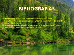 WEBGRAFÍA Reporte sobre experimentos cruciales de la Física 
http://www.buenastareas.com/ensayos/Reprote-Experimentos-Crucia