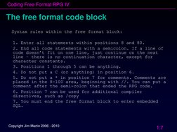 Free Format RPG | PDF | Ibm Rpg | Control Flow