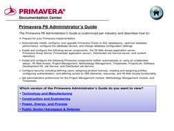Primavera P6 Documentation Overview | PDF | Application Programming ...