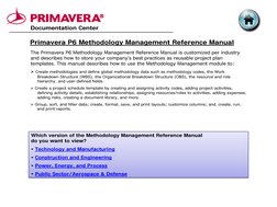 Primavera P6 Documentation Overview | PDF | Application Programming ...