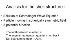 Schrodinger Model Shell Pattern Explained Overview of Nuclear Models | PDF | Neutron | Spin (Physics)