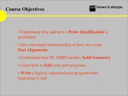 Pc Dmis Tutorial Pdf PC-DMIS Level 1 Training Overview | PDF | Cartesian Coordinate System ...