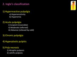 Pulpal Classification Classification of Pulpal Diseases | PDF | Human Tooth | Periodontology