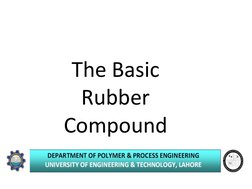 The Basic 
Rubber 
Compound 
