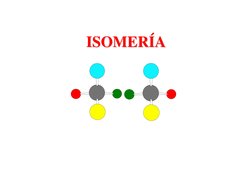 ISOMERÍA 
