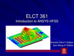 Introduction to ANSYS HFSS Tutorial | PDF | Waveguide | Electrical ...
