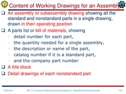 Assembly Drawing Exercises for CAD | PDF | Engineering